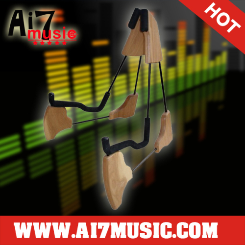 AI7MUSIC Wooden acoustic and electric guitar stand