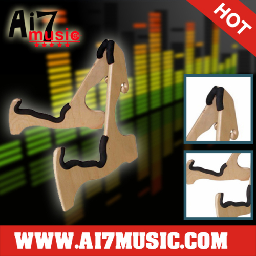 AI7MUSIC Wooden acoustic and electric guitar stand