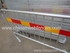 Crowd Control Barrier with flat feet (various color)