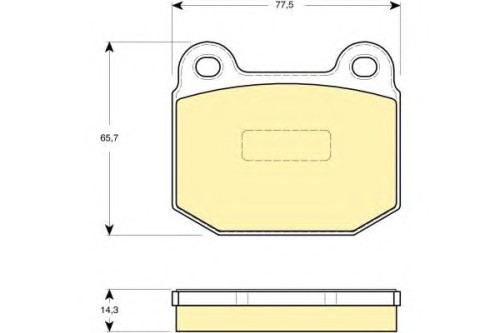 Reliable and high performance brake pad for LOTUS & NISSAN