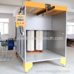 PLC controller powder coating chamber