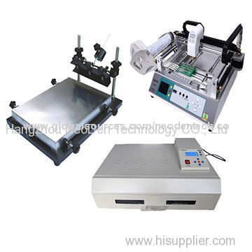 SMT Production Line, Equipped with PnP machine/Reflow Oven/Stencil Printer