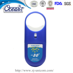 15ml Sunscreen cream promotional items for trade shows