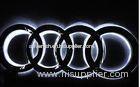 Custom Front Lit 3D Car Logos Auto Badges Waterproof With LED Light