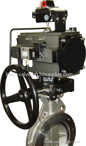 wafer hard seated butterfly valve