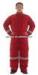 Red Or Customized Winter Flame Retardant Freezer Suits Insulated Cold Wear