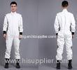 White Nomex Men Motorcycle / Car Racing Suits FR with Customized Size and Color