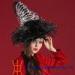 Women Unique Party Dressy Church Hats With Black Net And White Feather