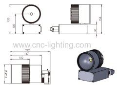 LED Track Light with CREE COB LEDs (10W and 20W and 30W)