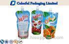 250ml Beverage Laminated Stand Up Pouch With Spout , liquid packaging bags