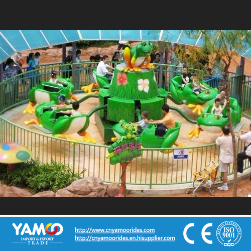 kids amusement park rides frog jumping