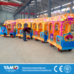 Outdoor and Indoor elephant trackless train
