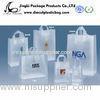White Paper Carrier Bags Printed HDPE gift bag with rope handles for shopping