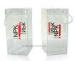 Customised 0.5mm trasparent PVC wine cooler bag ice bag with tube handle
