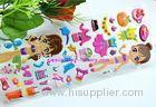 Girls EVA 3D sponge foam custom puffy stickers for scrapbook / windows / wall