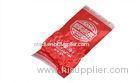 Meat Non-toxic Heat Seal Food Bags / Red Storage Plastic Pouches