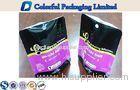 Food Round Handle Biodegradable Stand Up Pouch Heat Seal Top