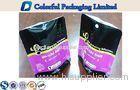 Food Round Handle Biodegradable Stand Up Pouch Heat Seal Top