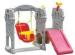 Toddlers Garden Playsets Castle Playground Single Swing Sets Slides