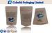 OEM Plastic lined Reusable Kraft Paper Stand Up Pouch With Window