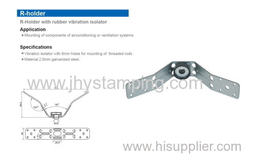 R type ventilation holder