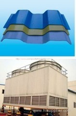 Fiberglass FRP Cooling Tower casing and siding FRP Deck panels