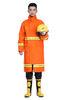 Hi Vis FR Customized Dupont Nomex IIIA Fire Rescue Conductor Long Coat for Man