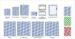 School / Home Stationary cardboard cover notebook / recycled index cards