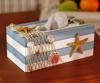 wood/ mediterranean style tissue box