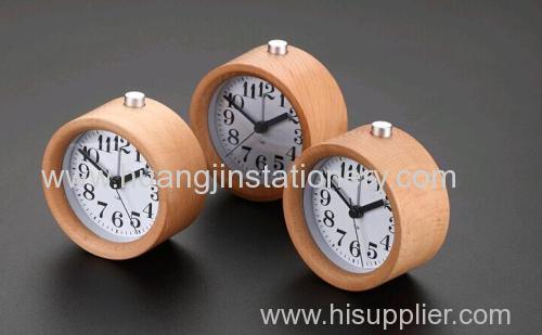 solid wood / LED light / alarm clock