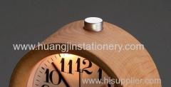 solid wood / LED light / alarm clock