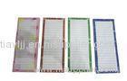 Colorful Eco - friendly Magnetic Shopping List Pad With OPP bag packing