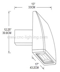 UL approved LED Area Floodlight with OSRAM LED chips and Meanwell Driver (35w and 45w and 60w and 75w and 105w)