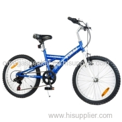 auki Thunder 20 inch kid bike, 6 Speed,Front and Rear Hand Brake, Blue