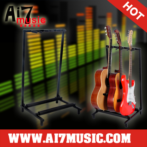 AI7MUSIC Display Guitar Stand for 3 electric guitars metal display guitar stand for electric guitar and classical guitar