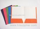 Office Orange Paper Portfolio Folder Solid Color cover 9.5 x 12
