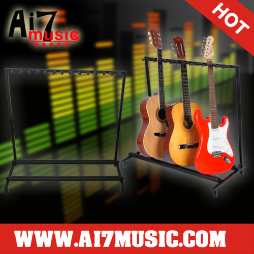 AI7MUSIC Display Guitar Stand for 7 electric guitars