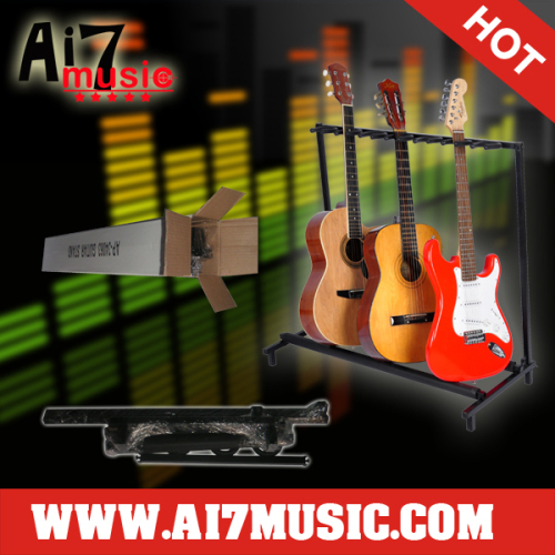 AI7MUSIC Display Guitar Stand for 7 electric guitars