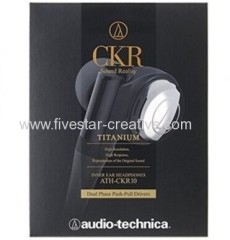 New Audio-Technica Sonicpro ATH CKR10 CKR Series Canal Type Earbuds