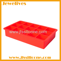 BPA FREE silicone ice cube tray with 15 cavitives hot selling