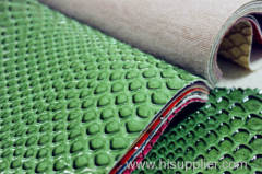 New shiny design artificial snake skin leather