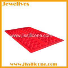 Silicone waffle mould 4 cavitives