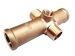 Forged sand blasting brass multiple valve