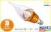 low energy candle light bulbs / 3w led candle bulb with Clear Cover