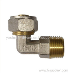 YL18 Custom zinc plating brass forging fitting