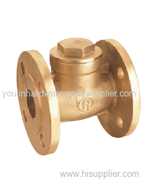 Forged brass sand blasting flange valve