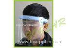 Anti Fog Transparent Face Shield , Optically Clear Dust Mask no Distortion
