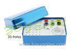 35holes / 72holes Dental Bur Holder , Colorful Endo Ruler Sliding