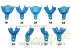 Autoclave Dental Impression Trays PP Material Blue Stock Impression Trays