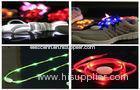 Durable LED Illuminated Shoelaces With 10PCS LEDs For Party Hip - hop Dancing